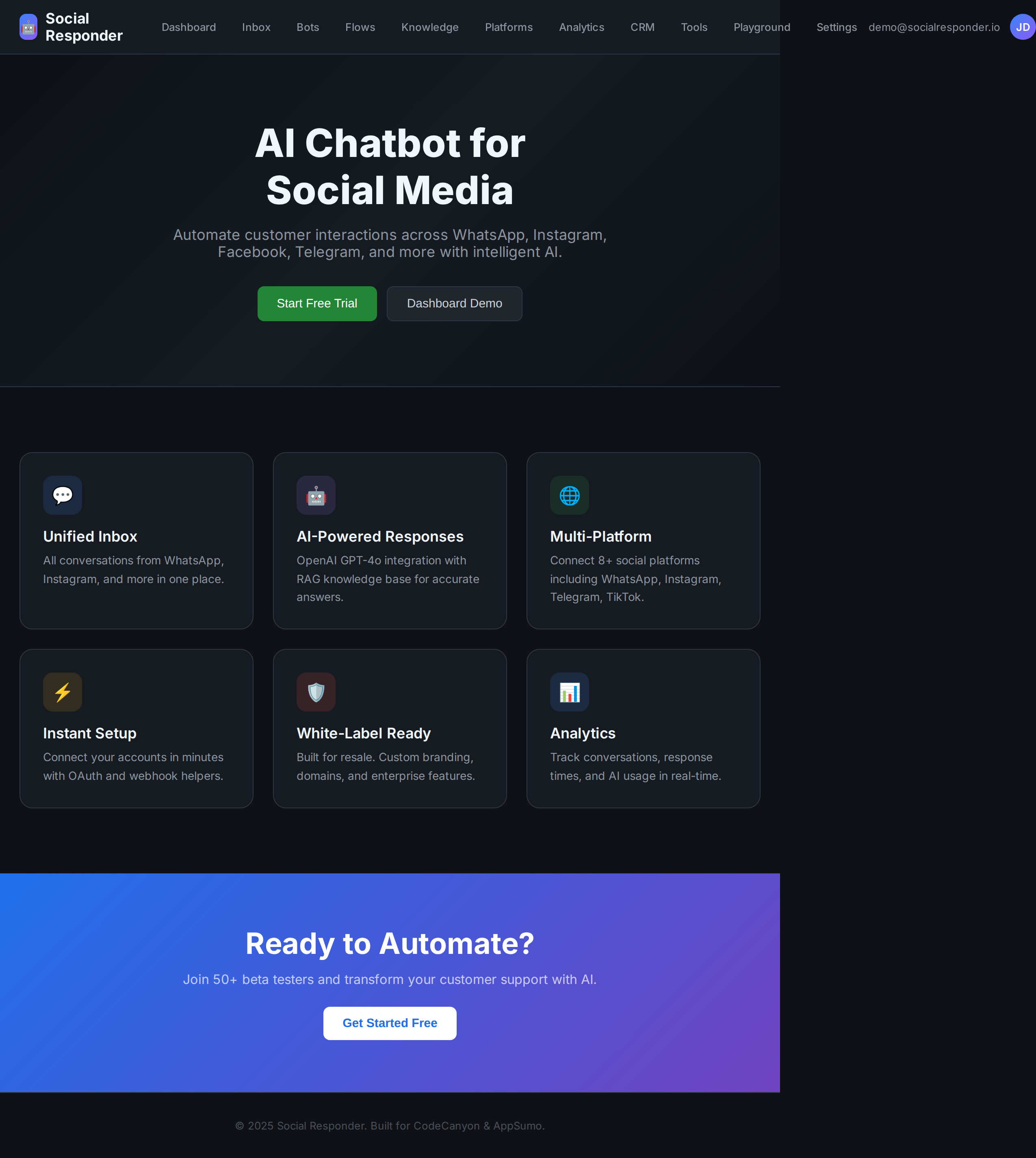 SocialResponder AI